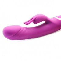 Rabbit Vibrator 20 Function Silicone Rechargeable PURPLE